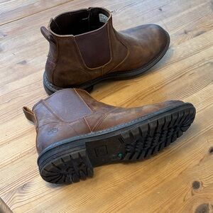 Timberland Men's Brown Leather Ankle Boots